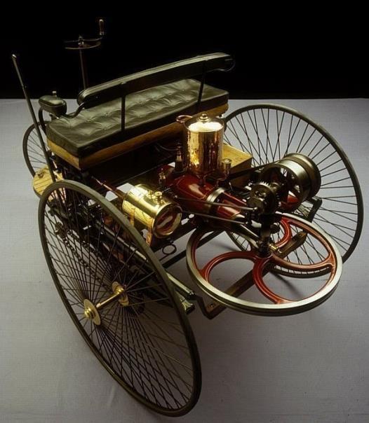 Benz Patent-Motorwagen, 1886 – das erste Automobil der Welt.